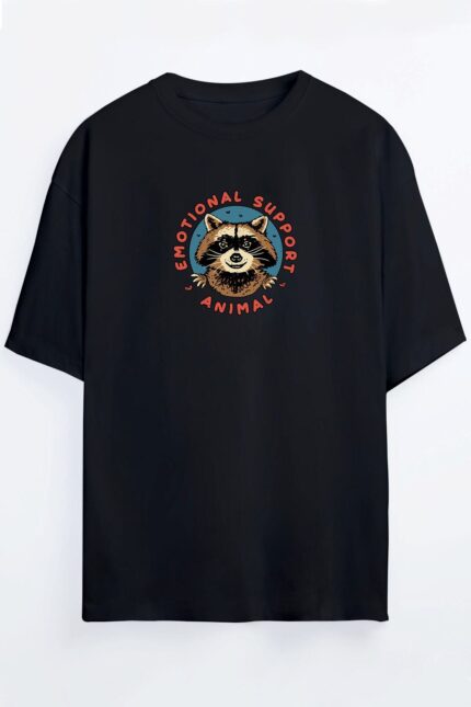 Rakun-sıçan-gelincik Çetesi – EmotionalSupportAnimalRakun T-Shirt