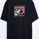 Rakun gelincik Çetesi - FastLiveEatTrashRakun T-Shirt