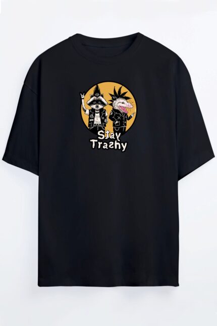 Rakun-sıçan-gelincik Çetesi – StayTrashRakun T-Shirt