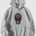 Renkli Kurukafa - Gri Sweatshirt