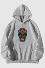 Renkli Kurukafa - Gri Sweatshirt