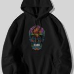 Renkli Kurukafa - Siyah Sweatshirt