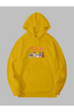 Stranger Cats - Sarı Sweatshirt