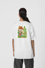 Uzaylı Ön-Arka - Beyaz T-Shirt - Görsel 3
