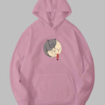 Ying Yang - Pembe Sweatshirt