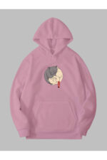 Ying Yang - Pembe Sweatshirt