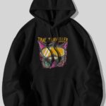 Zaman Yolcusu Kedi - Siyah Sweatshirt
