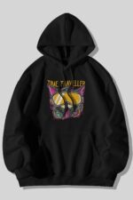 Zaman Yolcusu Kedi - Siyah Sweatshirt