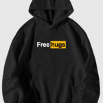 Free Hugs - Siyah Sweatshirt