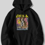Catzilla Kedi - Siyah Sweatshirt