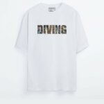 Diving - Beyaz T-Shirt