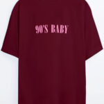 90's Baby - Bordo T-Shirt