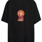 Samuray Kedi - Siyah T-Shirt