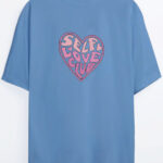 Self Love Club Kalp - Bebe Mavi T-Shirt