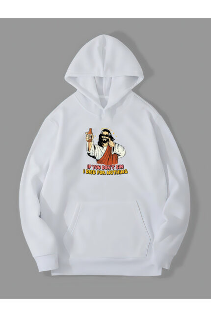Jesus İsa – Beyaz Sweatshirt