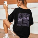 Overthinking - Siyah T-Shirt