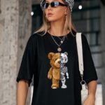 Robot Ayı - Siyah T-Shirt