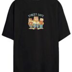 Street Cats - Siyah T-Shirt